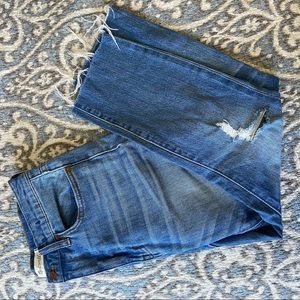Madewell High Rise Slim Crop Boyjean Size 24
